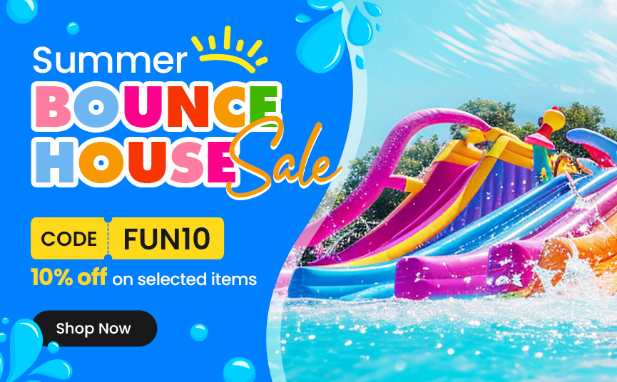 bounce house sale, 10% off