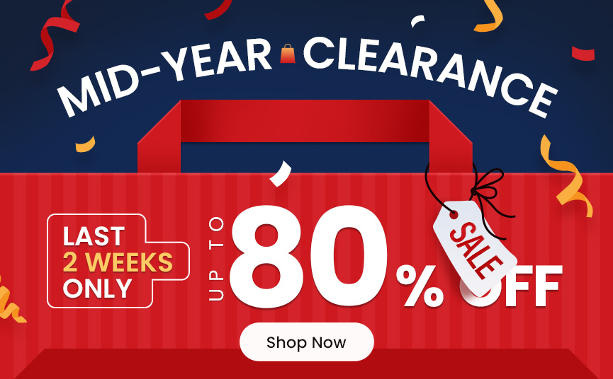 Mid Year Clearance! UP TO 80% OFF